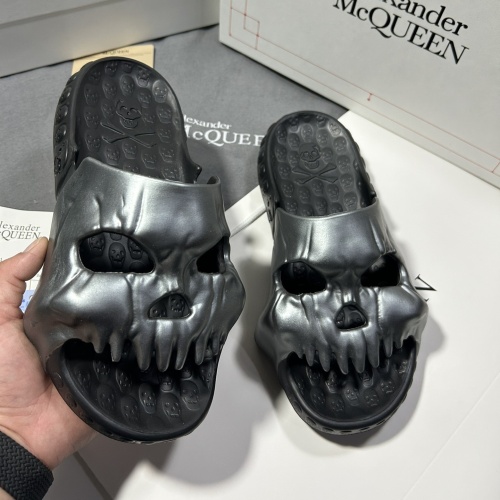 Replica Alexander McQueen Slippers For Men #1093754 $60.00 USD for Wholesale