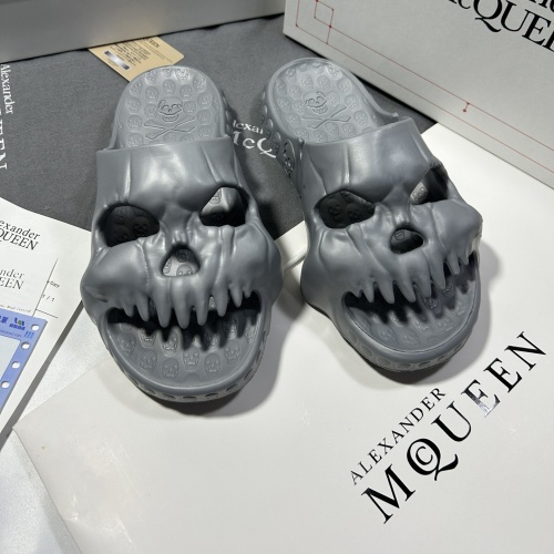 Alexander McQueen Slippers For Men #1093755 $60.00 USD, Wholesale Replica Alexander McQueen Slippers
