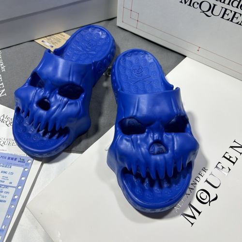 Replica Alexander McQueen Slippers For Men #1093756 $60.00 USD for Wholesale