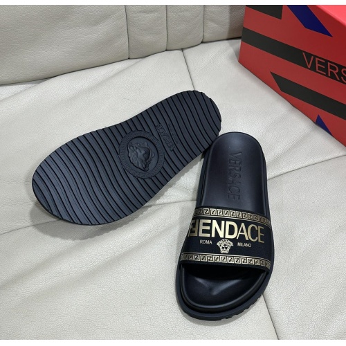 Replica Versace Slippers For Men #1093777 $48.00 USD for Wholesale