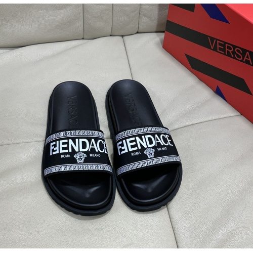 Versace Slippers For Men #1093778 $48.00 USD, Wholesale Replica Versace Slippers