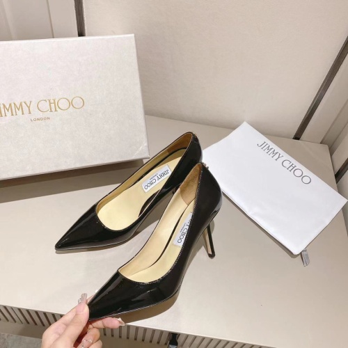 Jimmy Choo High-Heeled Shoes For Women #1093828 $80.00 USD, Wholesale Replica Jimmy Choo High-Heeled Shoes