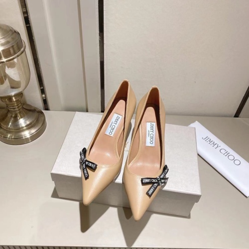 Replica Jimmy Choo High-Heeled Shoes For Women #1093829 $100.00 USD for Wholesale