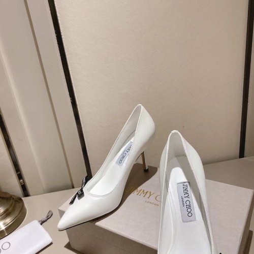 Replica Jimmy Choo High-Heeled Shoes For Women #1093831 $100.00 USD for Wholesale