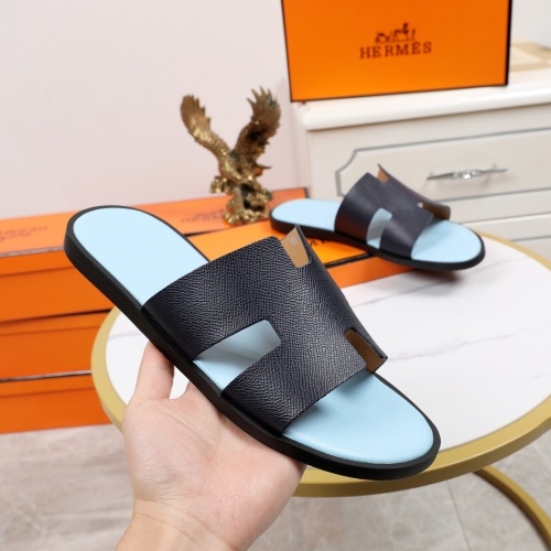 Replica Hermes Slippers For Men #1093923 $42.00 USD for Wholesale