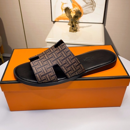 Replica Hermes Slippers For Men #1093927 $45.00 USD for Wholesale