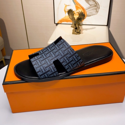 Replica Hermes Slippers For Men #1093928 $45.00 USD for Wholesale