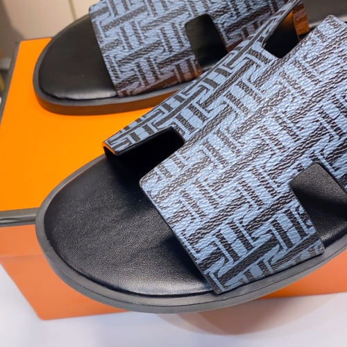 Replica Hermes Slippers For Men #1093928 $45.00 USD for Wholesale