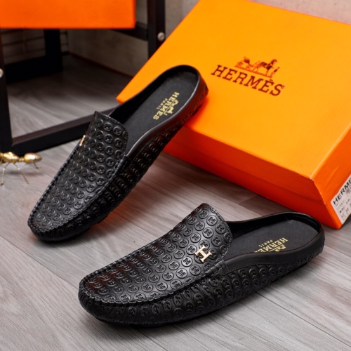 Hermes Slippers For Men #1093940 $64.00 USD, Wholesale Replica Hermes Slippers