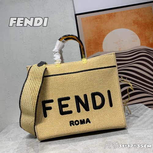 Fendi AAA Quality Tote-Handbags For Women #1093943 $128.00 USD, Wholesale Replica Fendi AAA Quality Handbags