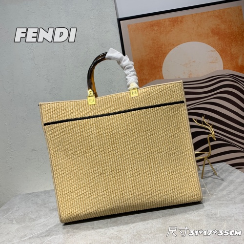 Replica Fendi AAA Quality Tote-Handbags For Women #1093943 $128.00 USD for Wholesale