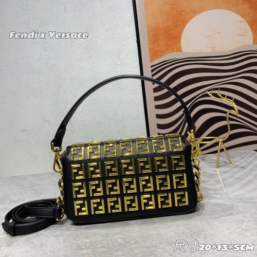 Replica Fendi AAA Quality Shoulder Bags For Women #1093954 $158.00 USD for Wholesale