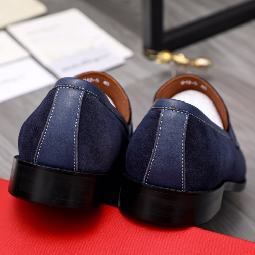Replica Salvatore Ferragamo Leather Shoes For Men #1094053 $72.00 USD for Wholesale