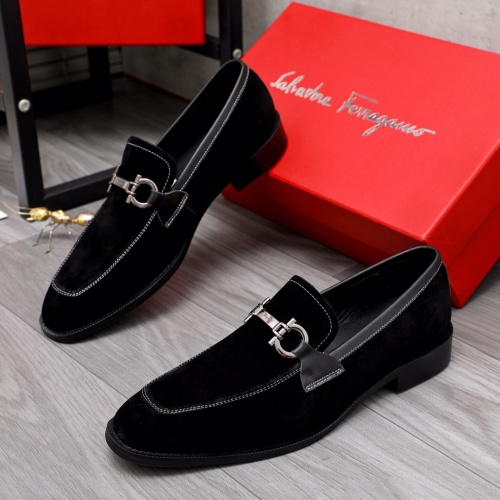 Salvatore Ferragamo Leather Shoes For Men #1094054 $72.00 USD, Wholesale Replica Salvatore Ferragamo Leather Shoes