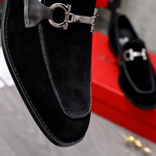Replica Salvatore Ferragamo Leather Shoes For Men #1094054 $72.00 USD for Wholesale
