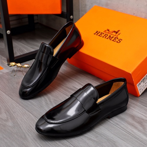 Hermes Leather Shoes For Men #1094138 $98.00 USD, Wholesale Replica Hermes Leather Shoes