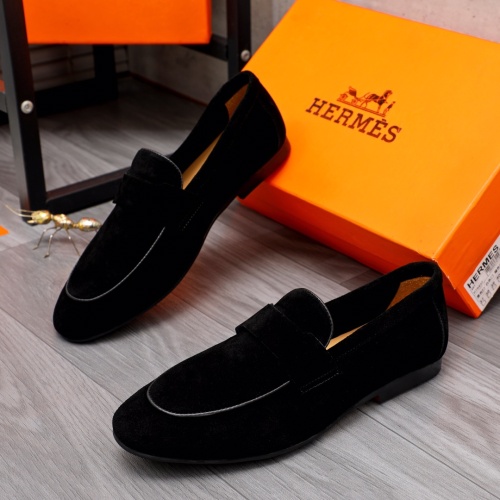 Hermes Leather Shoes For Men #1094139 $98.00 USD, Wholesale Replica Hermes Leather Shoes