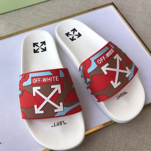 Replica Off-White Slippers For Women #1094171 $42.00 USD for Wholesale