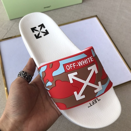 Replica Off-White Slippers For Men #1094172 $42.00 USD for Wholesale