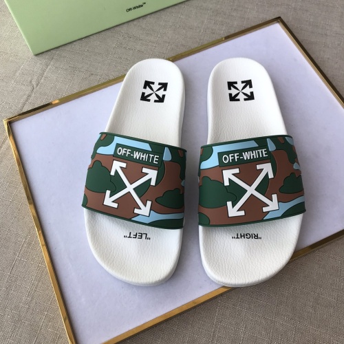 Off-White Slippers For Men #1094175 $42.00 USD, Wholesale Replica Off-White Slippers