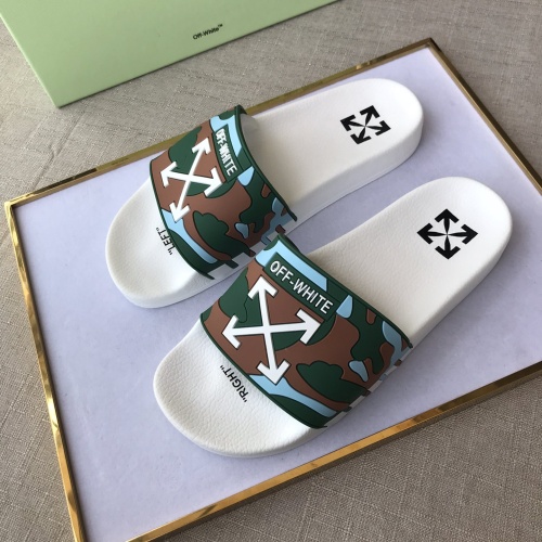 Replica Off-White Slippers For Men #1094175 $42.00 USD for Wholesale