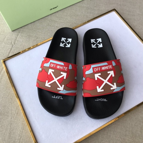 Off-White Slippers For Men #1094183 $42.00 USD, Wholesale Replica Off-White Slippers