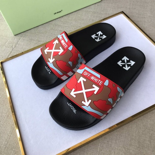 Replica Off-White Slippers For Men #1094183 $42.00 USD for Wholesale