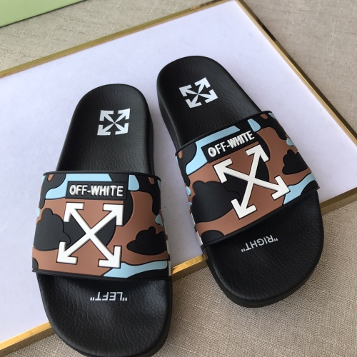 Replica Off-White Slippers For Men #1094189 $42.00 USD for Wholesale