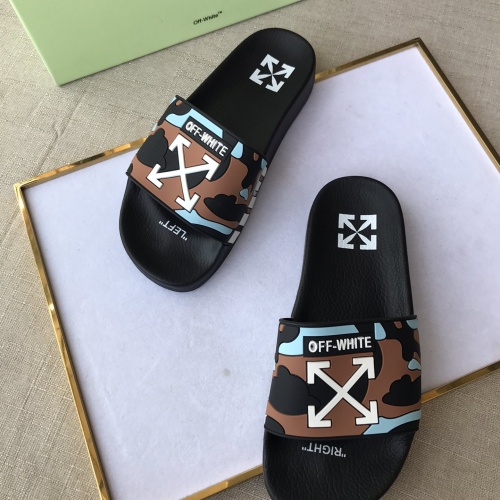 Replica Off-White Slippers For Men #1094189 $42.00 USD for Wholesale