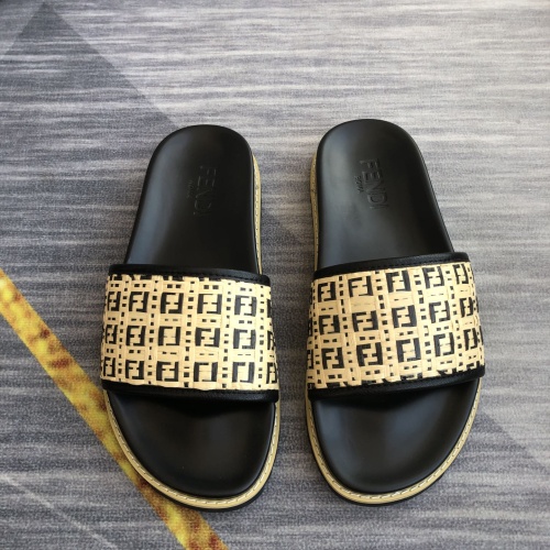 Fendi Slippers For Men #1094203 $45.00 USD, Wholesale Replica Fendi Slippers