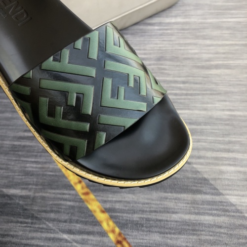 Replica Fendi Slippers For Men #1094207 $45.00 USD for Wholesale