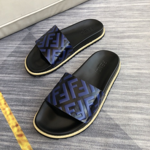 Replica Fendi Slippers For Men #1094208 $45.00 USD for Wholesale