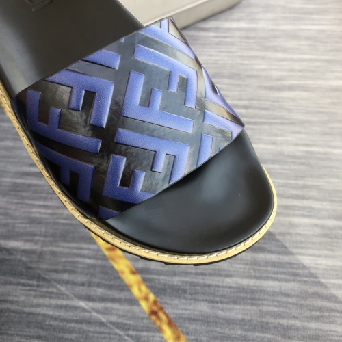 Replica Fendi Slippers For Men #1094208 $45.00 USD for Wholesale