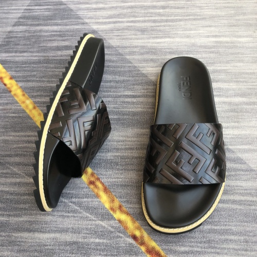 Replica Fendi Slippers For Men #1094210 $45.00 USD for Wholesale