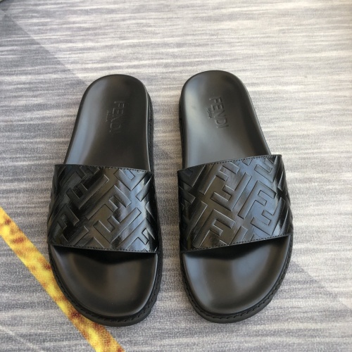 Fendi Slippers For Men #1094212 $45.00 USD, Wholesale Replica Fendi Slippers