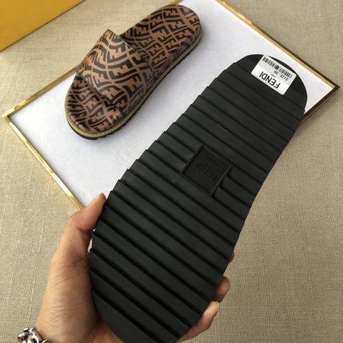 Replica Fendi Slippers For Men #1094221 $52.00 USD for Wholesale