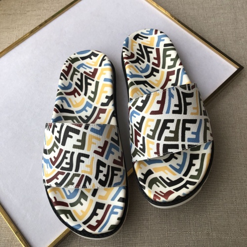 Replica Fendi Slippers For Men #1094222 $52.00 USD for Wholesale