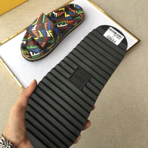 Replica Fendi Slippers For Men #1094223 $52.00 USD for Wholesale