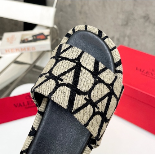 Replica Valentino Slippers For Women #1094249 $85.00 USD for Wholesale
