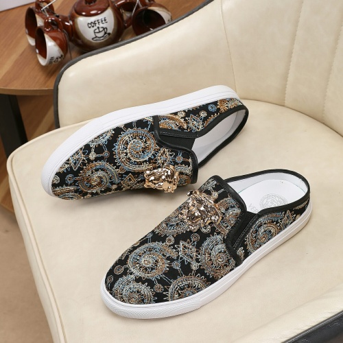 Replica Versace Slippers For Men #1094266 $60.00 USD for Wholesale