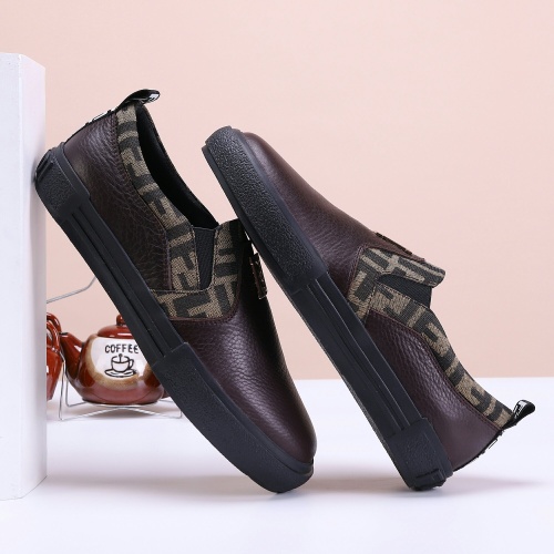 Replica Fendi Casual Shoes For Men #1094319 $68.00 USD for Wholesale
