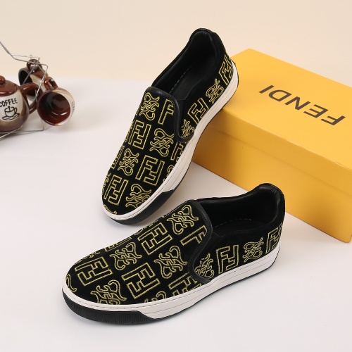 Replica Fendi Casual Shoes For Men #1094336 $72.00 USD for Wholesale