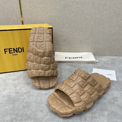 Fendi Slippers For Women #1094411 $56.00 USD, Wholesale Replica Fendi Slippers