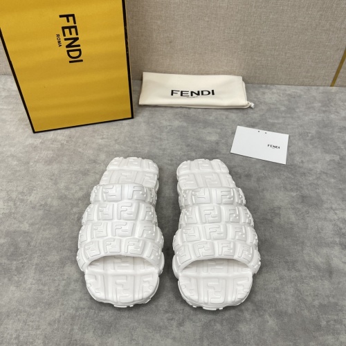 Replica Fendi Slippers For Men #1094412 $56.00 USD for Wholesale