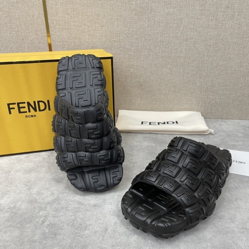 Fendi Slippers For Women #1094415 $56.00 USD, Wholesale Replica Fendi Slippers