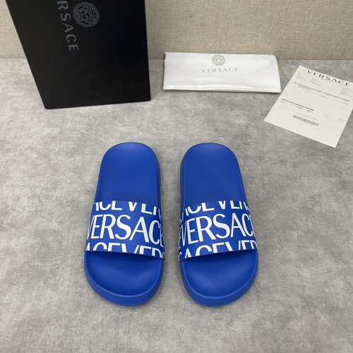 Replica Versace Slippers For Men #1094421 $56.00 USD for Wholesale