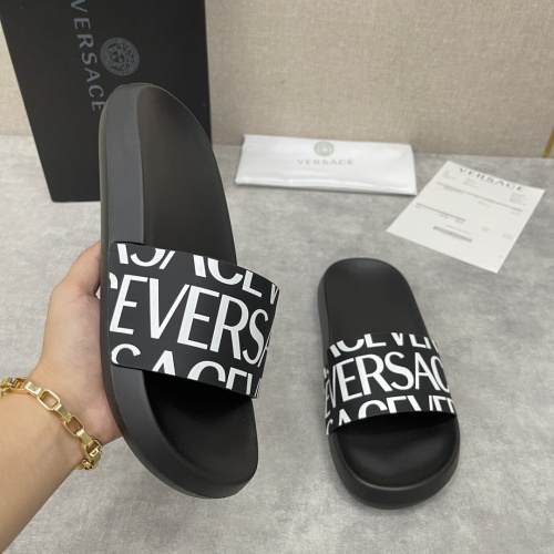 Replica Versace Slippers For Men #1094422 $56.00 USD for Wholesale