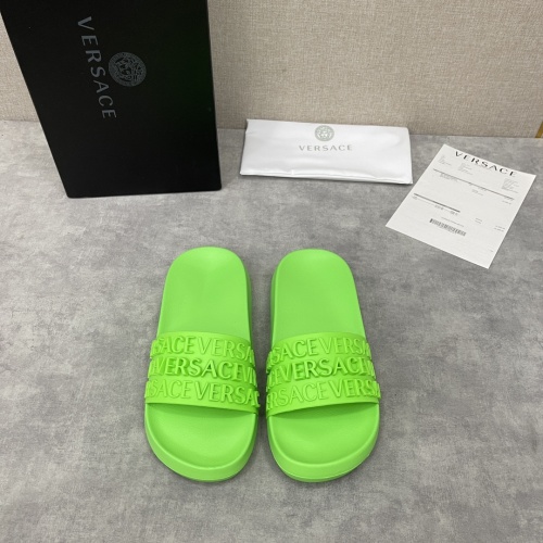 Replica Versace Slippers For Men #1094425 $56.00 USD for Wholesale