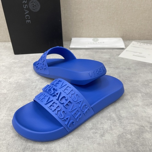 Replica Versace Slippers For Men #1094427 $56.00 USD for Wholesale