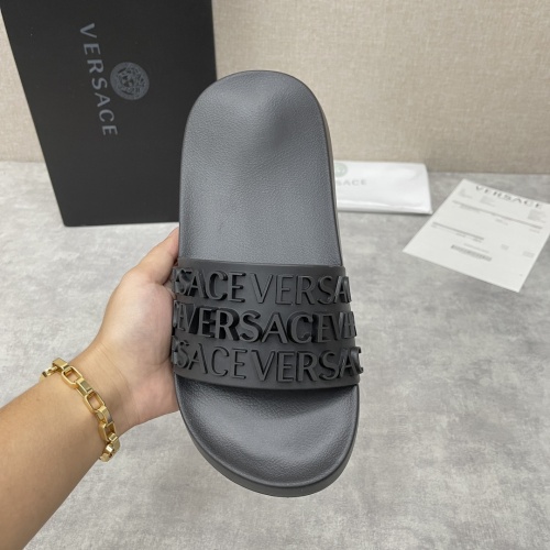 Replica Versace Slippers For Men #1094428 $56.00 USD for Wholesale